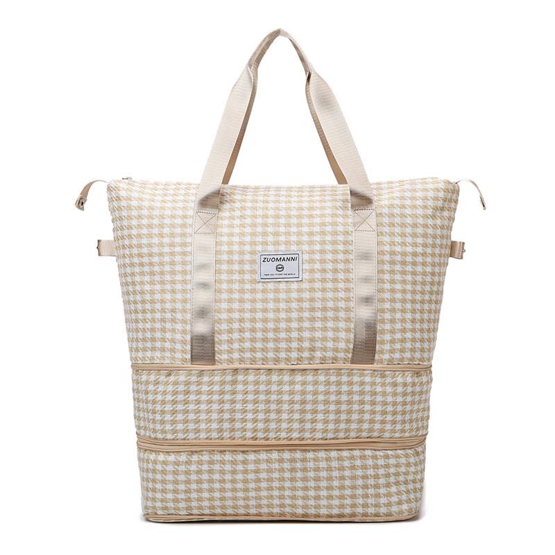 Li Shen Houndstooth Travel & Sports Bag