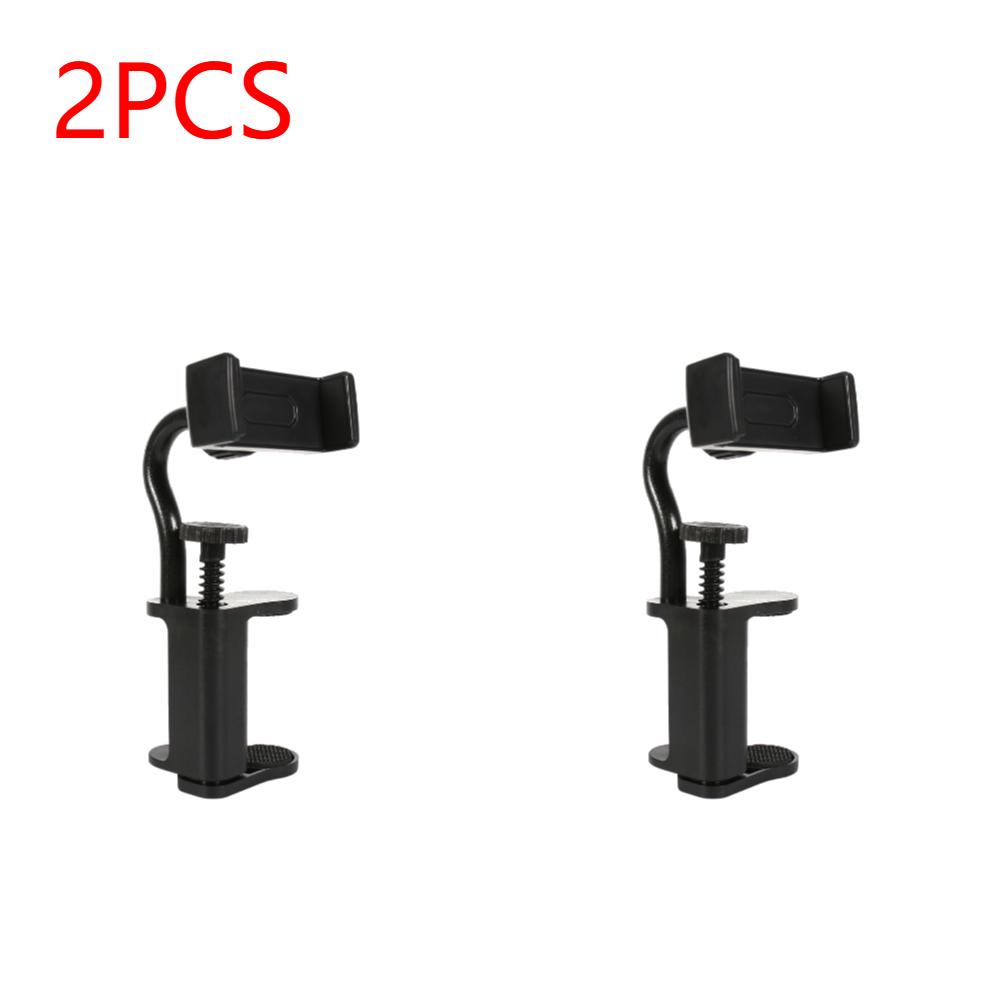1/2Pcs Mobile Phone Holder Stand Multifunctional Cell Phone Stand Clamp Guitar Mount Clip Musical Instrument Accessories