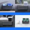 Black Car Storage Box Pocket Multifunction Container New Door Side Organizer