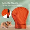 Yousheng Anti-Biss-Handschuhe Saugfähig Warm halten Tierpflege-Fäustling Bonding-Fäustling für Kleintiere wie Gleitbeutler Hamster Igel