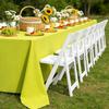 French Style White Tablecloth For Meetings With Waterproof Fabric And Antibacterial Coating For Hotel Decor