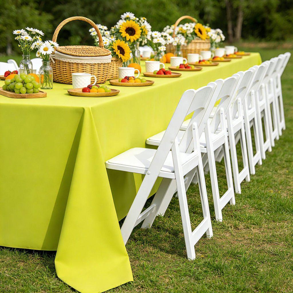French Style White Tablecloth For Meetings With Waterproof Fabric And Antibacterial Coating For Hotel Decor