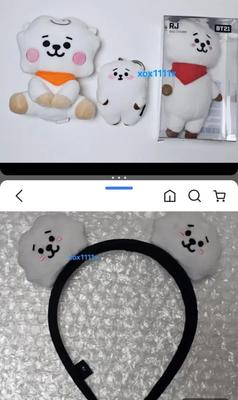 BTS Ishizu Headband Al-Jay BT21 Bangtan Boys Jin Al-Kay RJ Doll Used