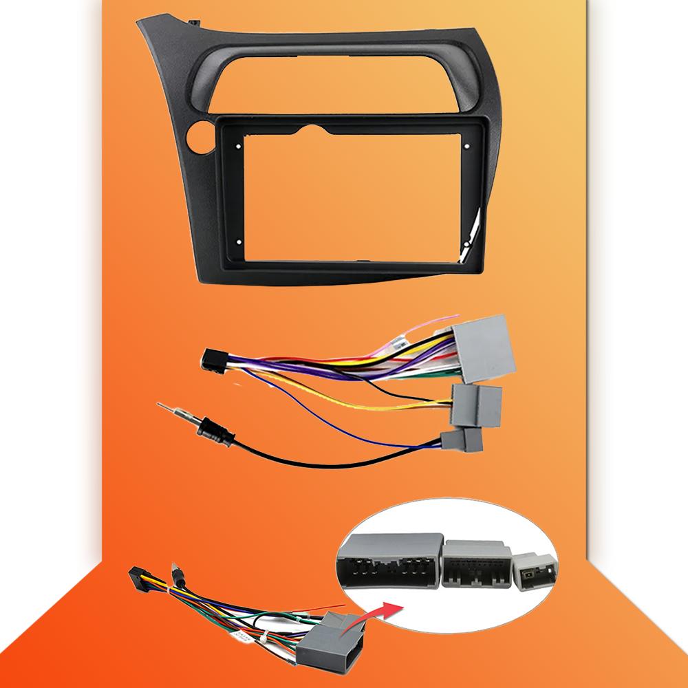 Car Radio Android Auto Carplay For Honda Civic Hatchback 2006-2011 Multimedia Player Head Unit Stereo GPS Navigation BT WIFI 1+16GB