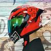 JIEKAI Flip-Up Motorcycle Helmet Women Couples Dual Lens Full Face Scooter Riding ABS Material