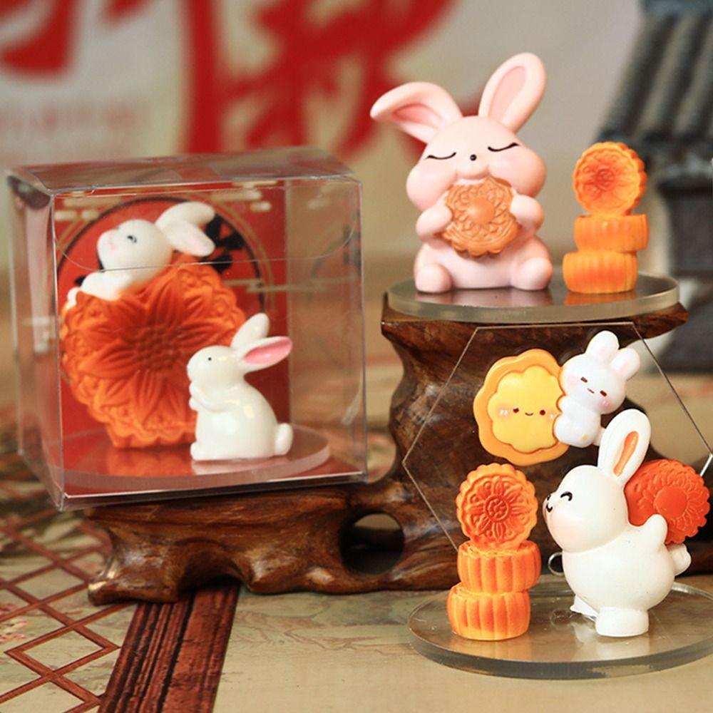 Creatieve Cartoon Konijn Beeldjes Prachtige Micro Landschap Decoratie Fee Tuinieren