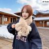 Winter Knit Trapper Hat Fleece Lined Thickened Earflap Beanie Windproof Warm Cold Weather Cap