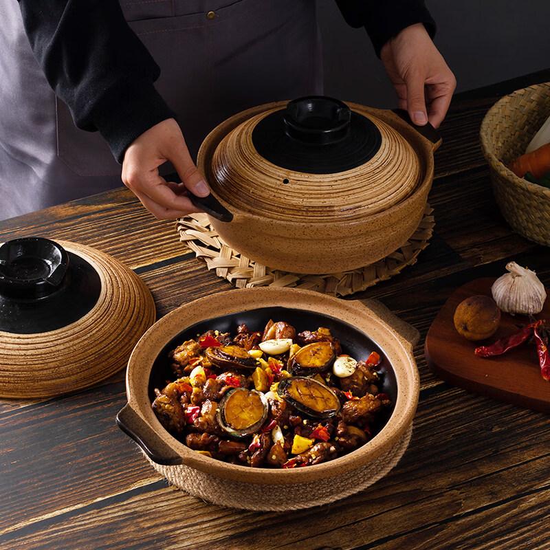 Japanese Style Ceramic Clay Pot Casserole