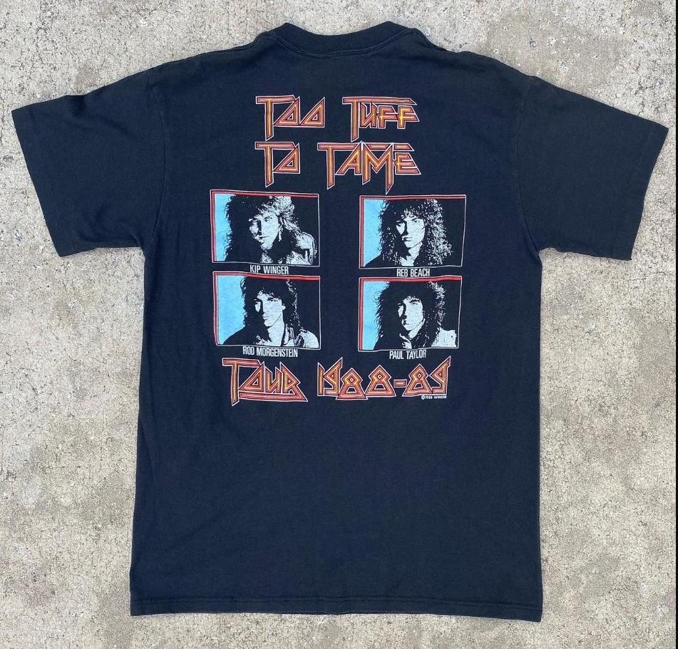 VINTAGE 1998 WINGER TOO TUFF TO TAME TOUR T-shirt size S-5XL L