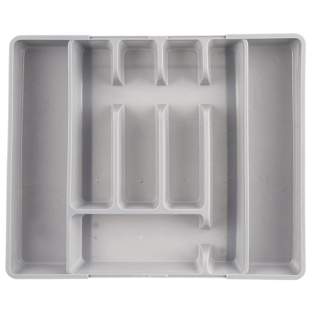 Organizer Drawer Insert Extendable Cutlery Container Kitchen Utensils