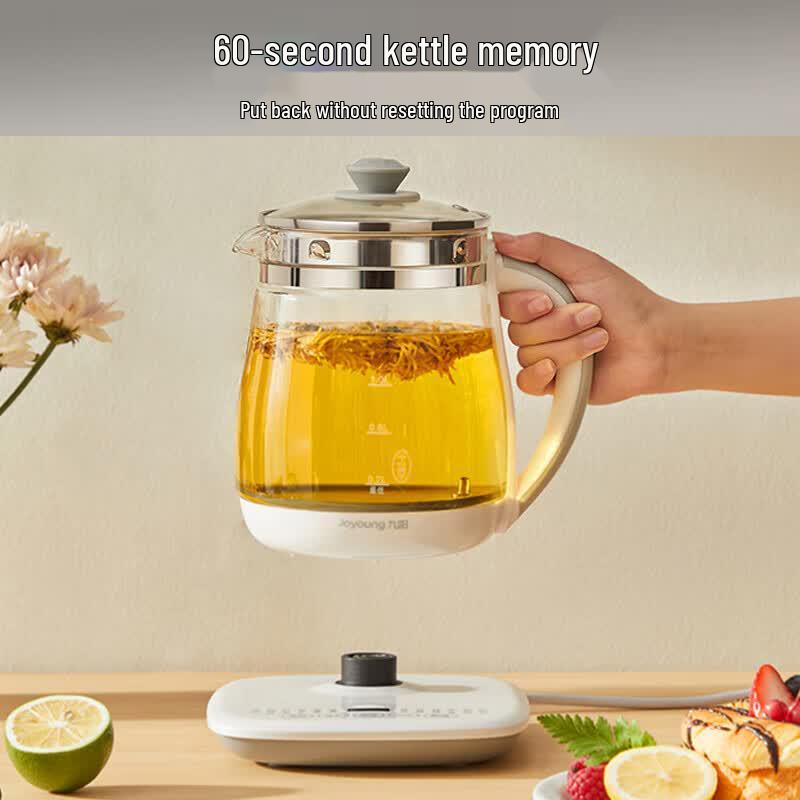 Joyoung 1.5L Smart Glass Health & Tea Kettle CN plug (adapter included)