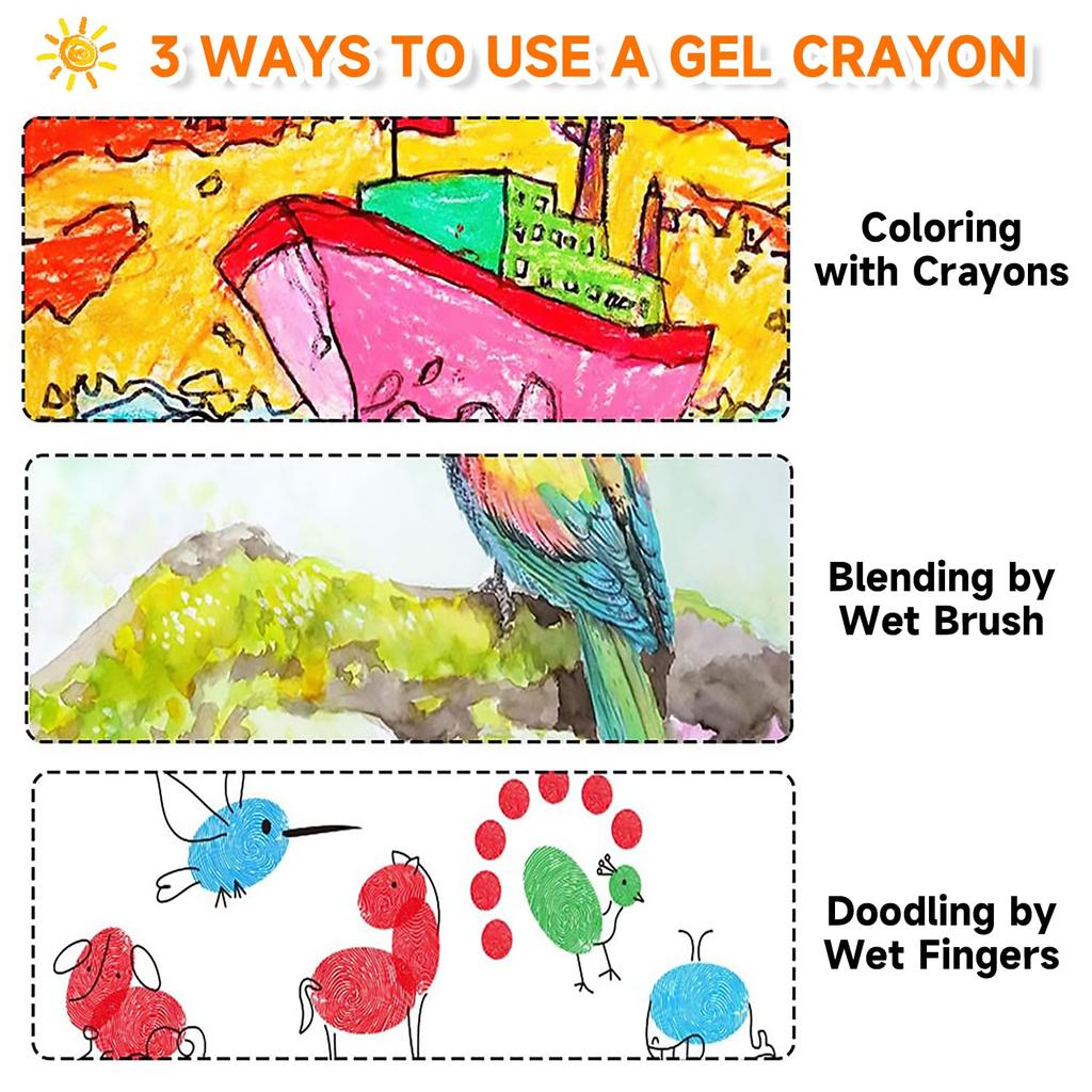 Shuttle Art Marker Pen Messy Easy To Can Be Used On Coloring Case Included Crayons, 48-Color Set, Retractable, Water-Based, Washable, Type, Safe,