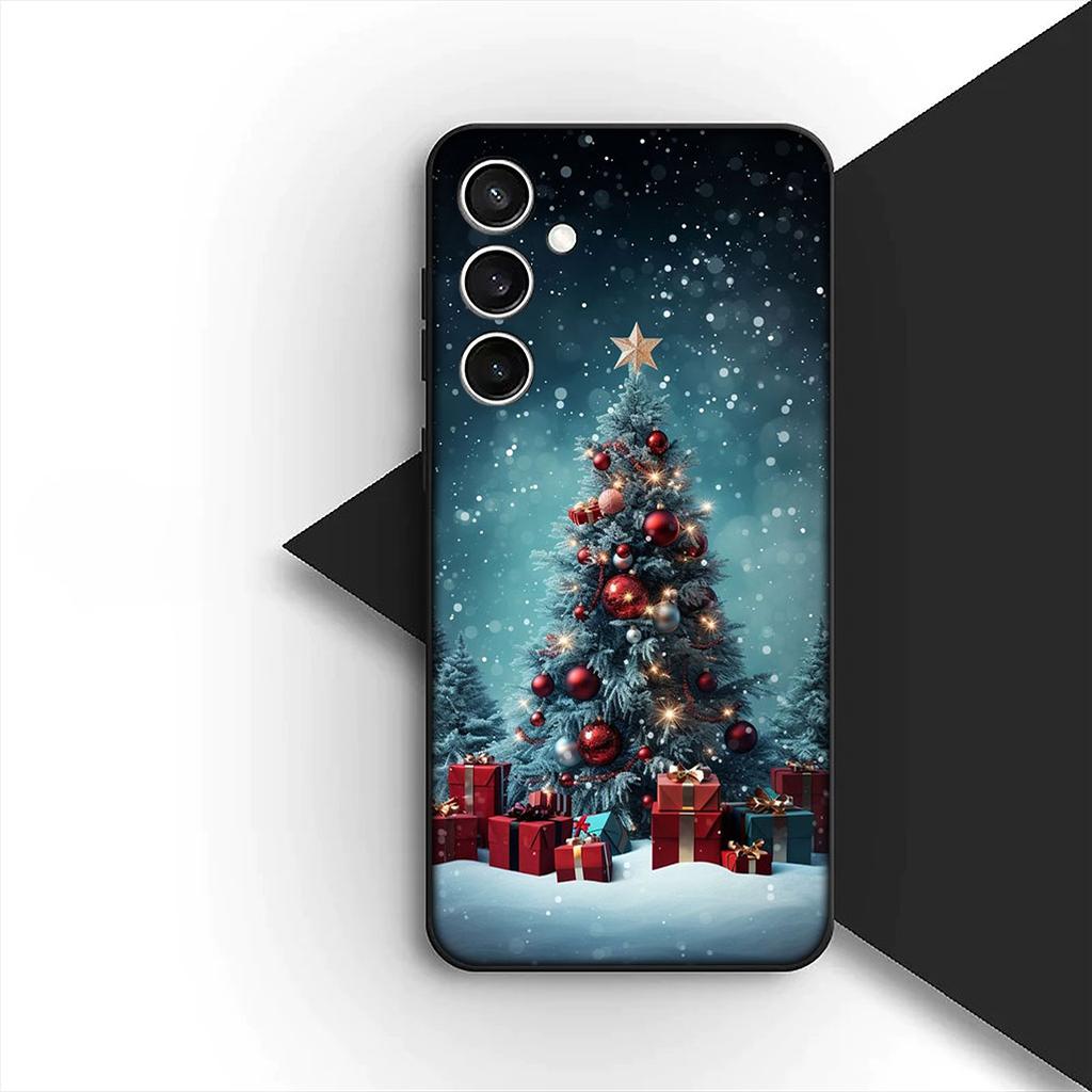 Merry Snow Christmas Tree Deer Phone Cover for Xiaomi Redmi Note 12 11 10 Pro A4 10A 10C 12C Note12 5G 4G Protective Case