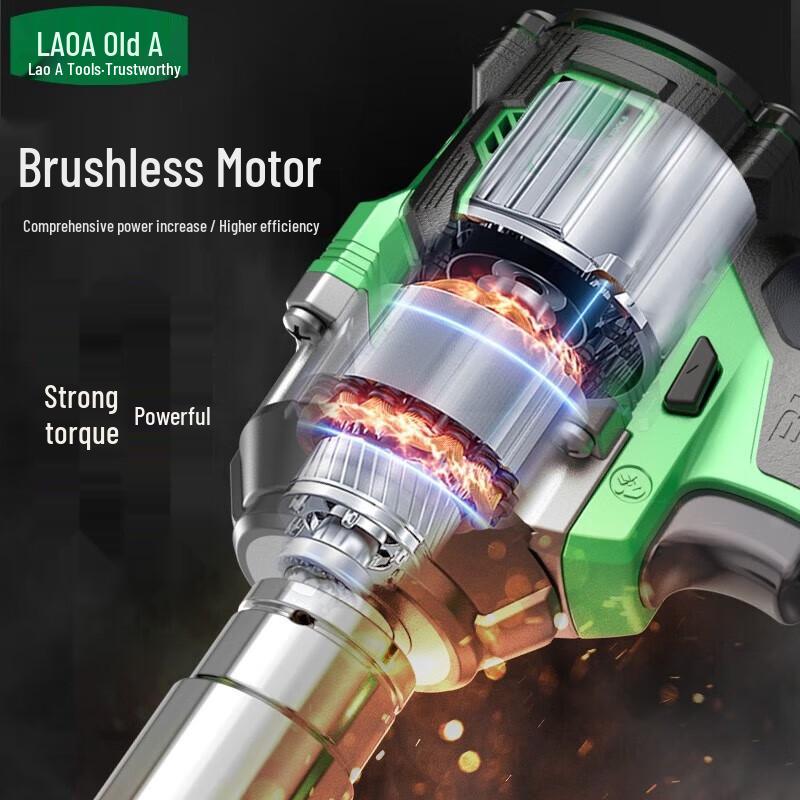LAOA 21V Cordless Brushless Impact Wrench CN plug (adapter included)