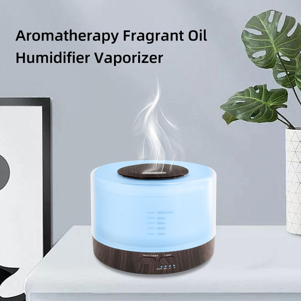 Diffuser For Home Dry Air Relief   Stress-Free Aromatherapy  16.91oz Smart Aroma Oil Diffuser with Auto Shut-Off  Timer  7 Light