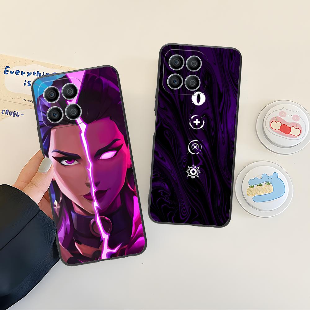 Valo Reyna Phone Case for Honor 90 80 70 60 50 30 20 10 9 8 7 Pro S SE Lite 5G Soft TPU Shockproof Cover