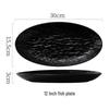 Zhishi Japanese Style Oval Fish Plate