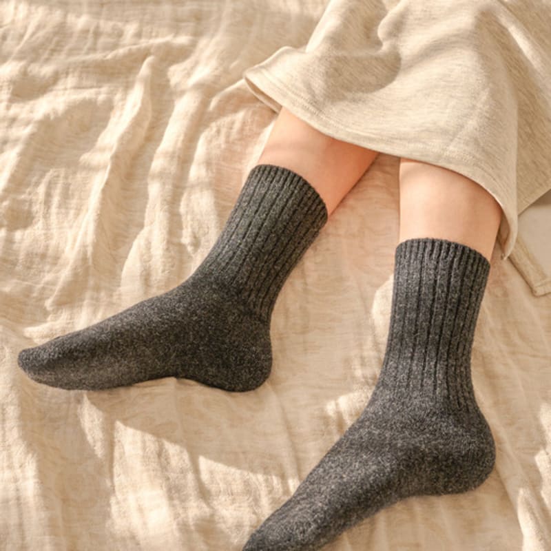 Abiruz Women's Socks LAMBSWOOL RIB