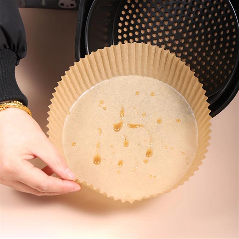 Non-Stick Oil-proof Parchment Mat Air Fryer Disposable Paper Liner for Cooking Microwave Oven Sheets Special Baking BBQ Roasting