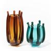 Creative Handcrafted Silk-wrapped Glass Vase Glass Vase Transparent Vase Flower Arrangement Accessories Home Decoration