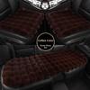 Heated Car  Cushion Winter Warm Comfortable Bubble Velvet Simulation Rabbit Fur Car  Pad 5 Seats Non-Backrest