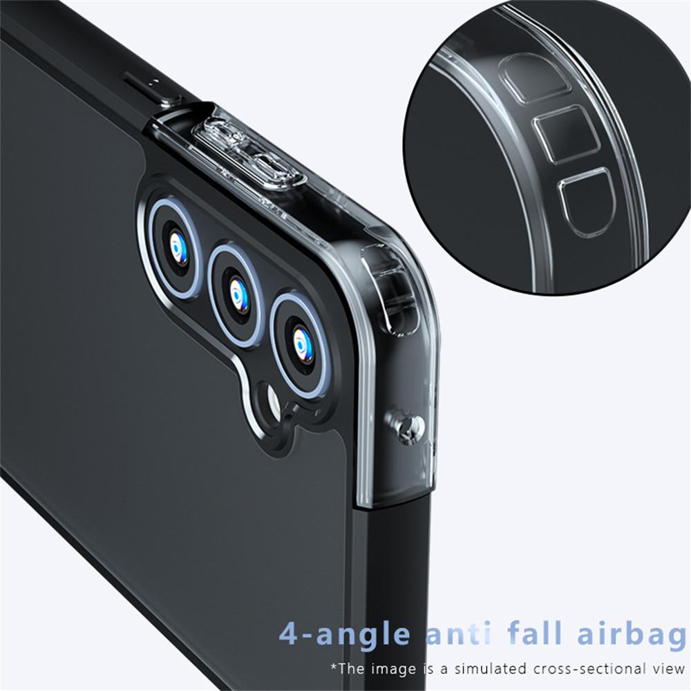 Für Samsung Galaxy S25+ Hülle Sturzsichere TPU+PC Matte Rückseite Handyhülle