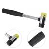 25mm Rubber Mallet Hammer FIBREGLASS Shaft Grip Handle DIY Camping Paving Tool