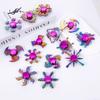 Dragon Wings Hand Spinner Zinc Zinc Alloy Fingertip Gyro Punk Metal Rainbow Finger Spinner  Children Toys