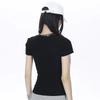 New Solid Color Hottie Short-sleeved T-shirt for Women Slim Fit Casual Versatile Design Pullover Top for Women