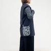1336 Vertical Boa Pochette with Shoulder LT Baby Lou [Rootote] BOA-A (03 Gray)