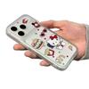 Hello Kitty Cute Burger Camera Button Matte Phone Case for Apple 11-17.