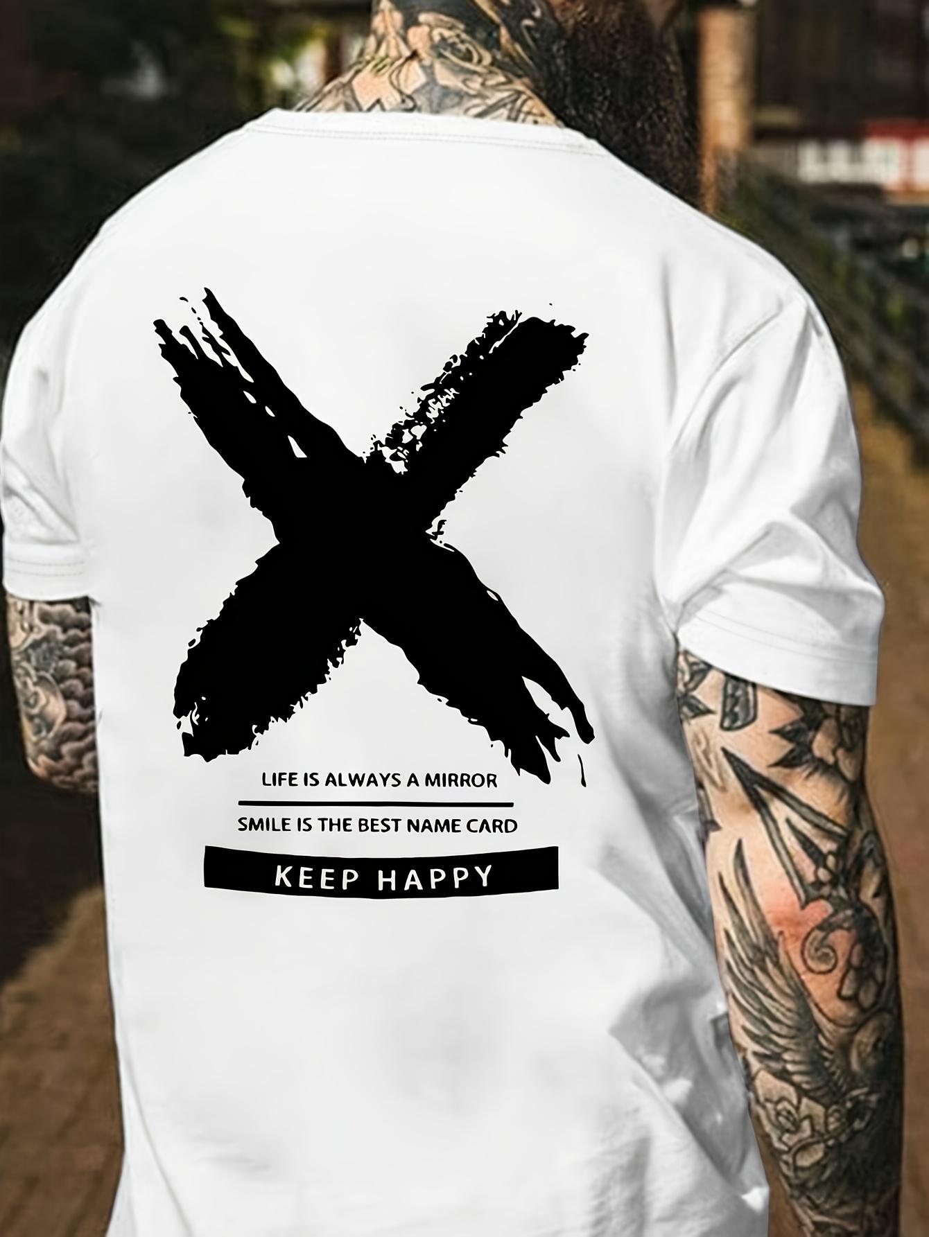 A Classic Men S T-Shirt with a Retro Minimalist Design XL