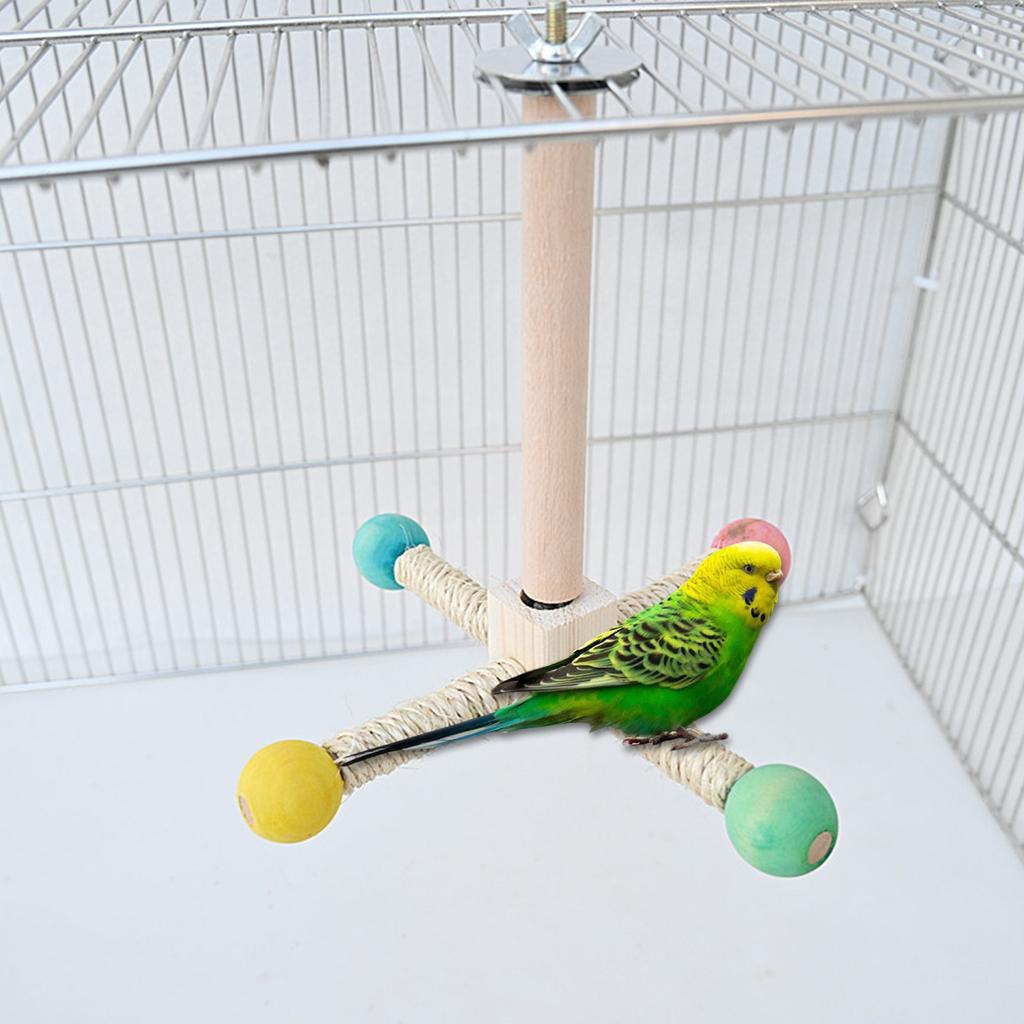 Bird Perch Nature Molar Stand for Parrots Conure Supplies Budgies Grinding Scratchers for Small Medium Parrots Toy