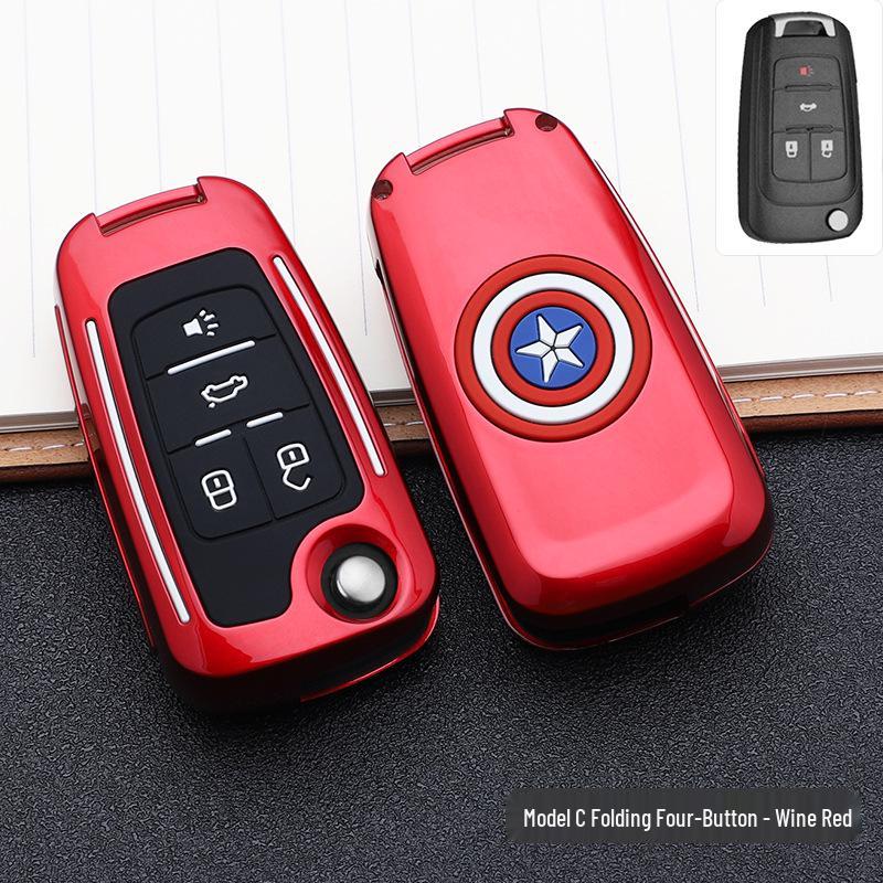 Buick Encore S Fashion Key Case with Buckle and Remote Shell Design