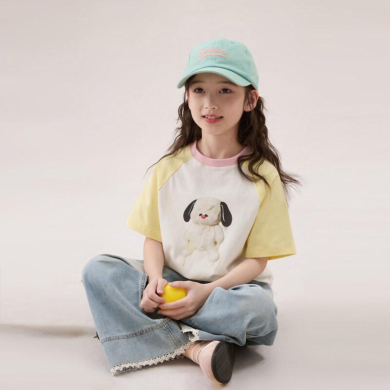 LUSON Girls' 2026 Summer Short Sleeve T-Shirt