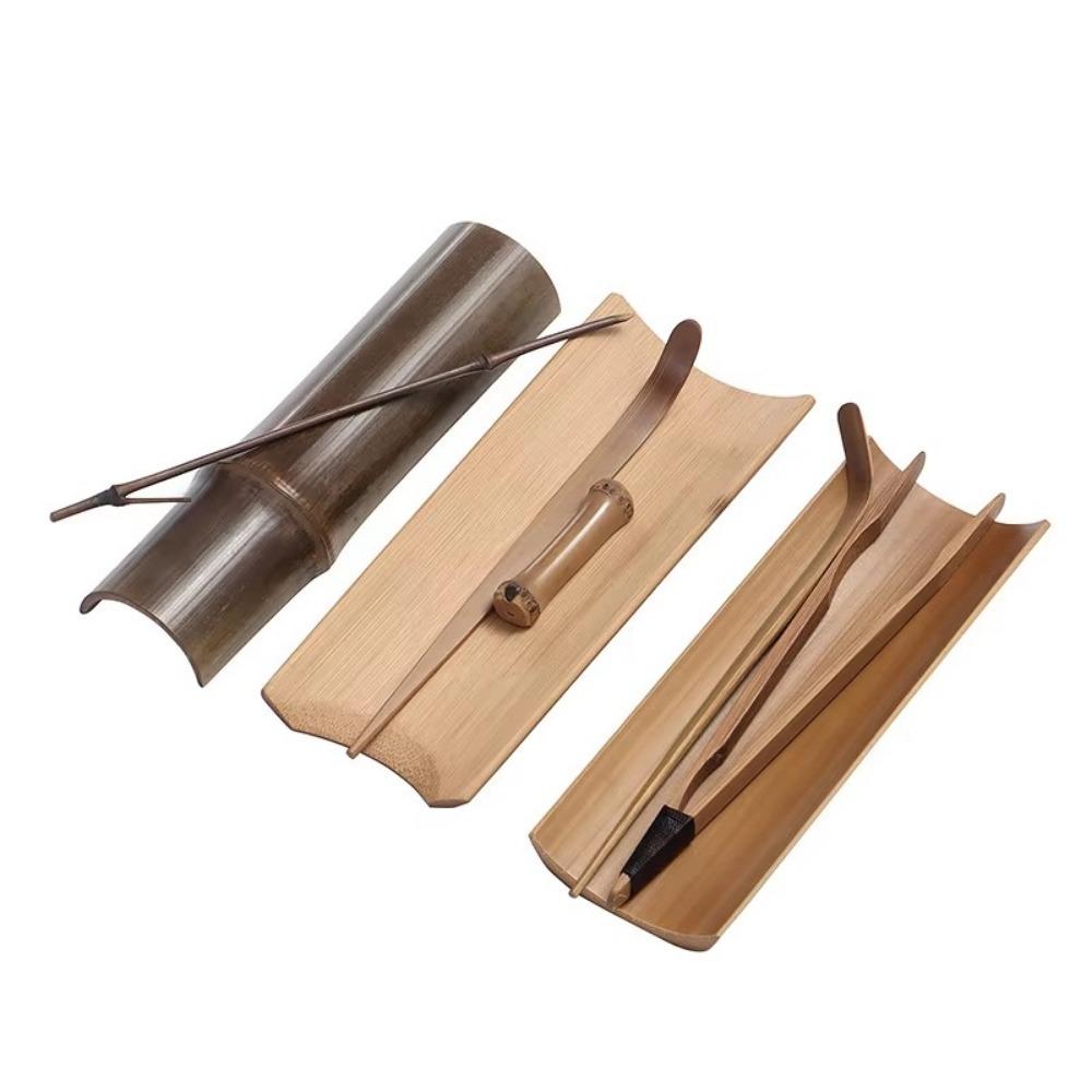 High Quality Natural Bamboo Tea Scoop Handmade Chahe Cha Ze Tea Needle  Tea Accessories