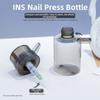 Empty Refillable Bottles Push-type Makeup Remover Bottle Pump Dispenser Bottle  For Nail Polish
