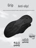 Huili Men's 2025 Autumn Breathable Black Sneakers with Soft Sole for Casual Wear and Running