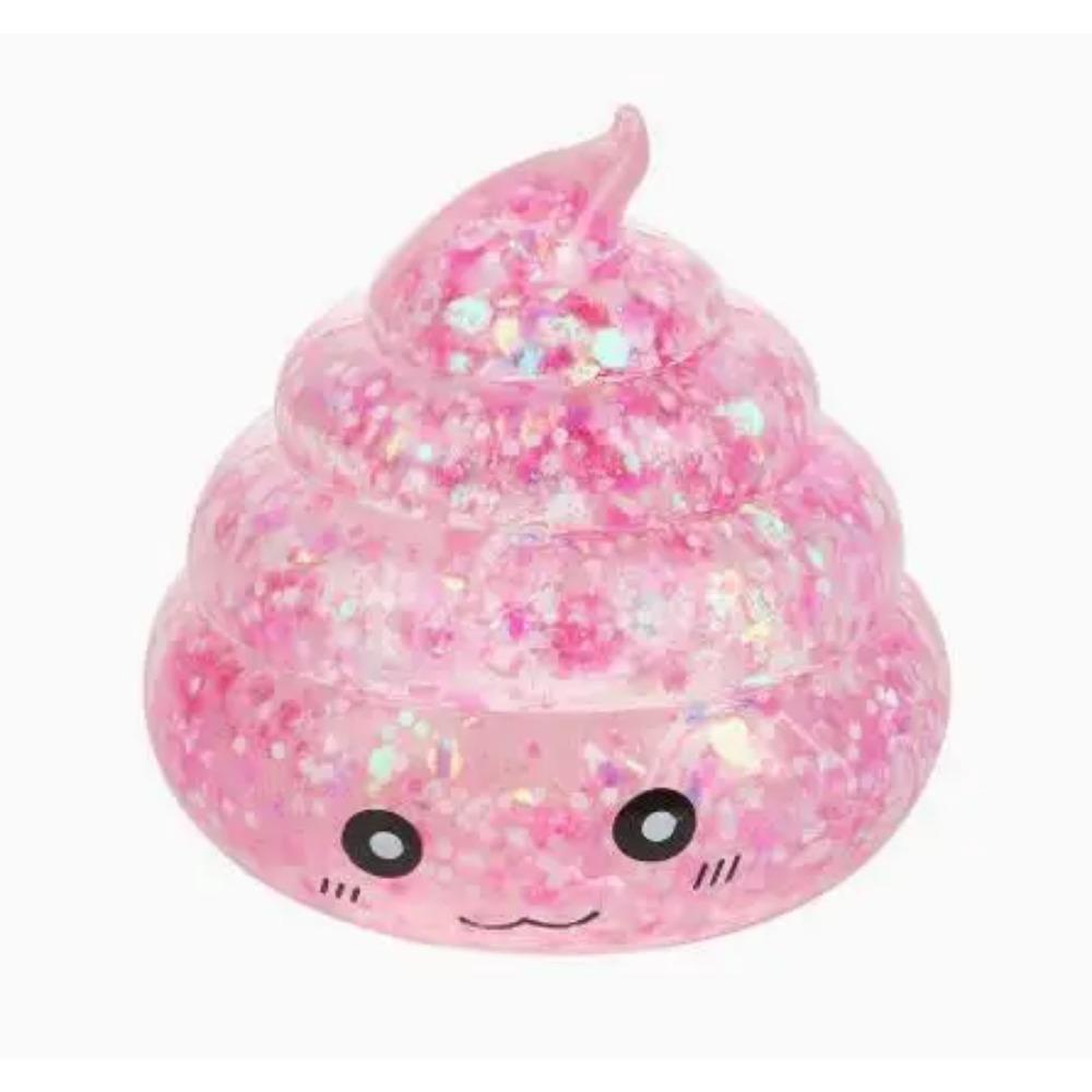 Novinka Squishy Maltózové Hovno Stresové Squishies Hračky Třpytivé Vtipné Pružné Mačkací Fidget Hračky pro Dospělé Dárek na První April