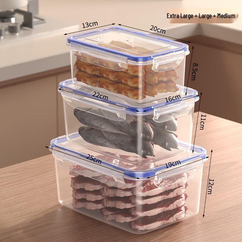 Transparent Plastic Food Storage Containers