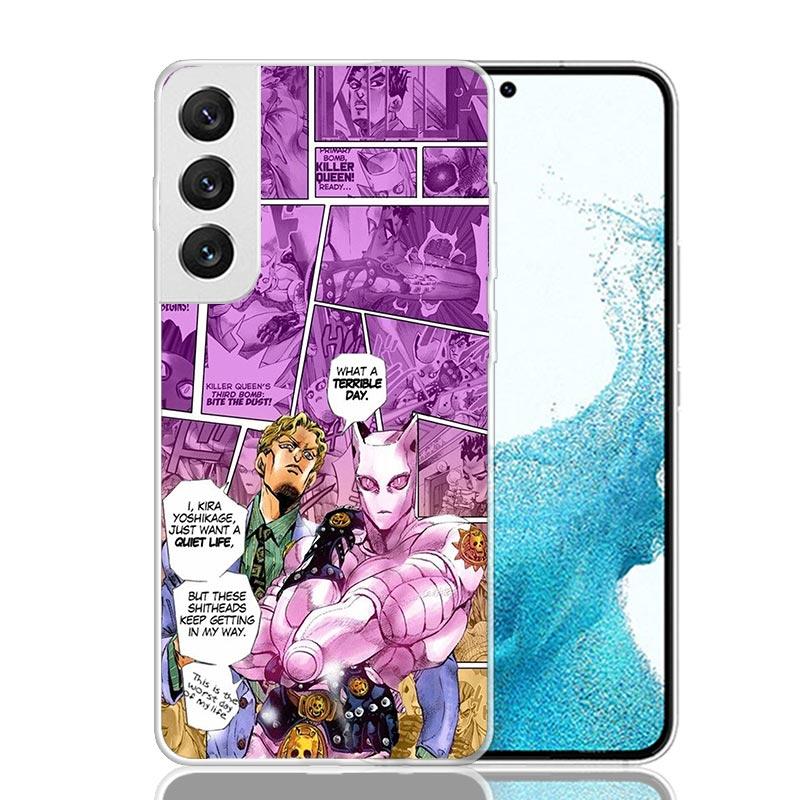 

JoJo Bizarre Adventure Anime Case Phone Cover for Samsung Galaxy S24 S25 Ultra S23 Plus S22 + S21 S20 FE S10 S25Plus Trend Funda Samsung S23 Plus