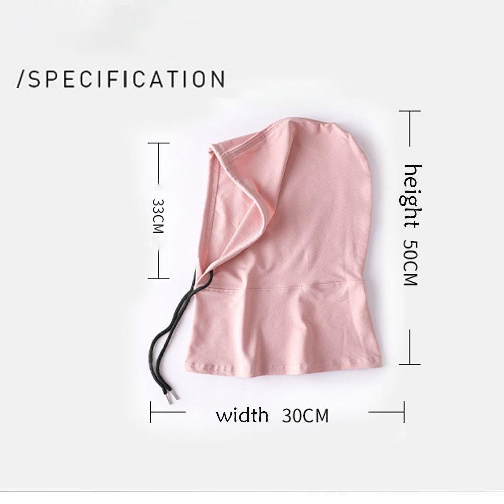 Windproof Cotton Balaclava Soft Headgear Caps Streetwear Light Thin Hood Scarf Unisex