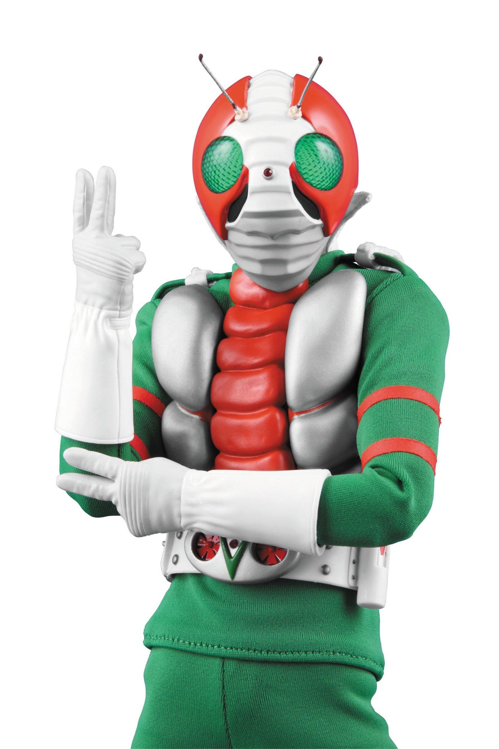 

RAH Real Action Heroes DX Kamen Rider V3 Renewal Edition Scale ABS Painted Movable Figure 1/6 & ATBC-PVC