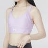 Under Armour Infinity Rib Solid Training Mid-Intensity Sports Bra Women Underwear Purple 1365772-566