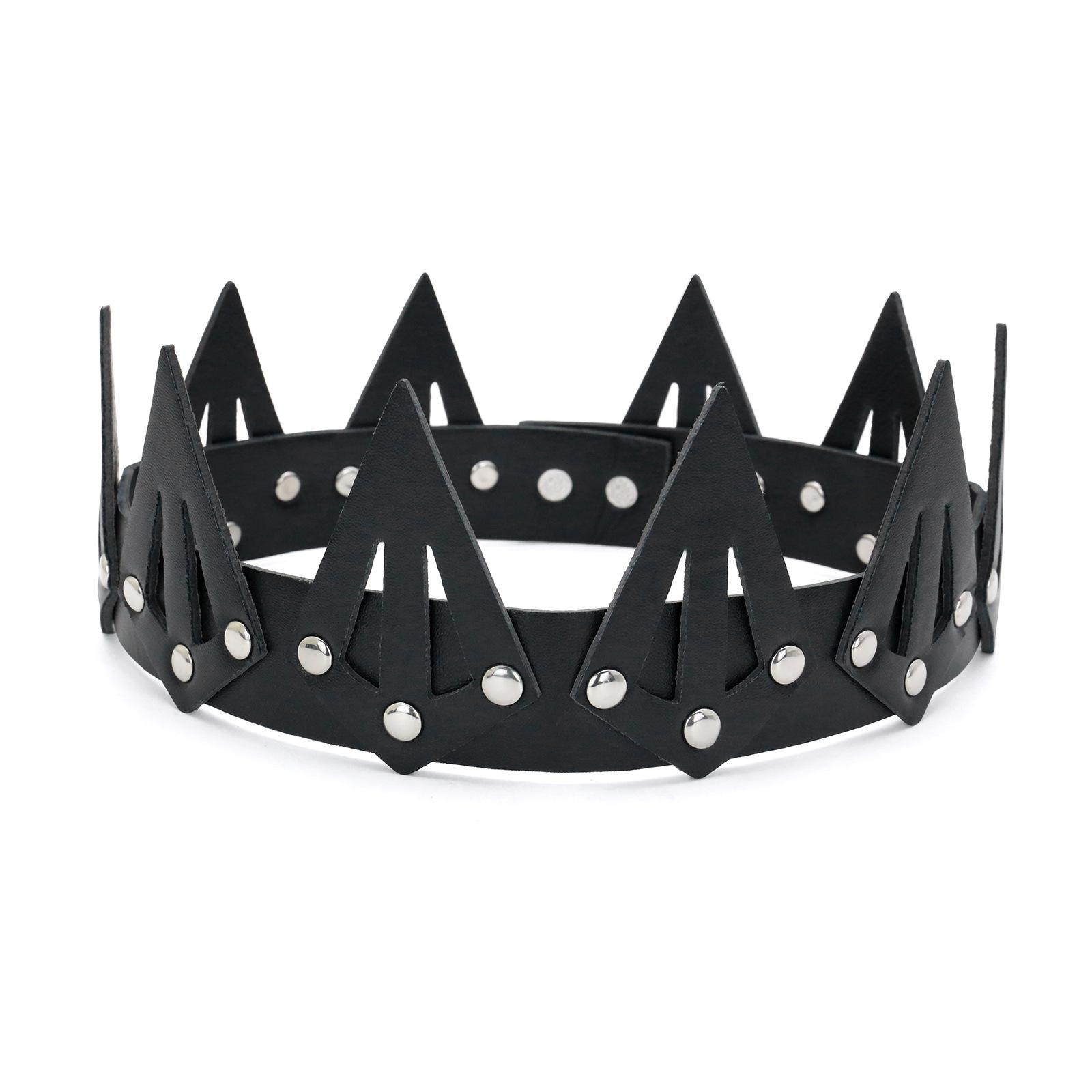 Halloween Cosplay Props Crown Headband Waist Belt Wristband for Party Carnival