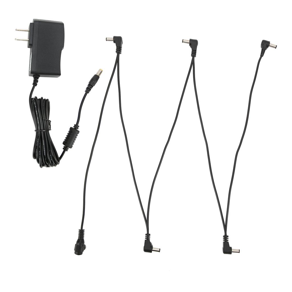 Power Adapter 9V Plastic Guitar Multi Effect 1 to 5 C2T Line Industrial Tools 850mA