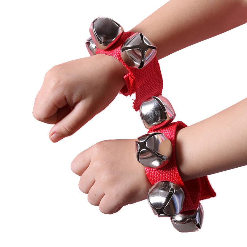 2 peças/conjunto Alça de Sino Acessórios de Dança Reutilizáveis Som Claro e Melodioso Props para Performance de Festival Competição Suprimentos TMZ