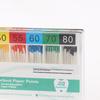 1 Box Dental Absorbent Paper Points Gp/Pp 02 Taper 15-80# Dentist Use Dentistry Materials Endodontic Cotton Fiber Tips
