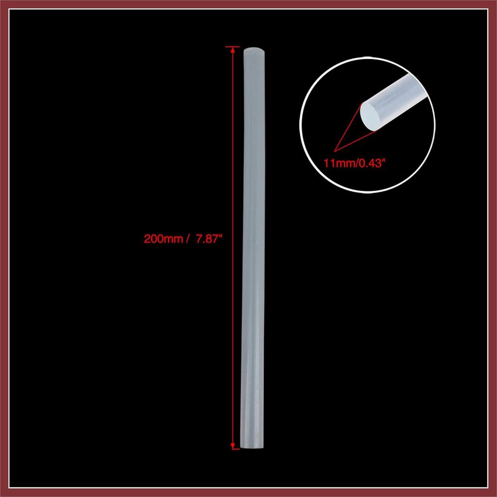 12 Pcs 11mm x 200mm Hot Glue Sticks Automotive Body Paintless Dent Removal Repair Tool Clear Replace Parts