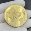 Anubis Gold Coin Pyramid Challenge Coin The Death God In Ancient Egyptian Mythology Coin Collectibles Medal In Capsule